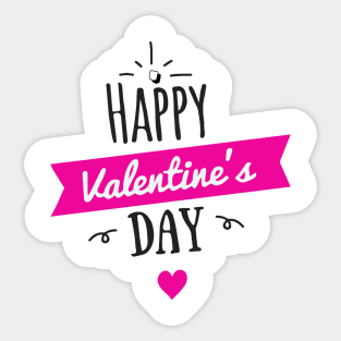 Happy Valentines Day Sticker